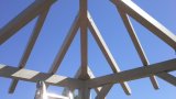 Schutzhütte: Dachkonstruktion 2015-28