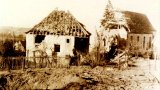 1945 Bombenangriff auf Gottenheim (Pfarrhaus und Kirche)