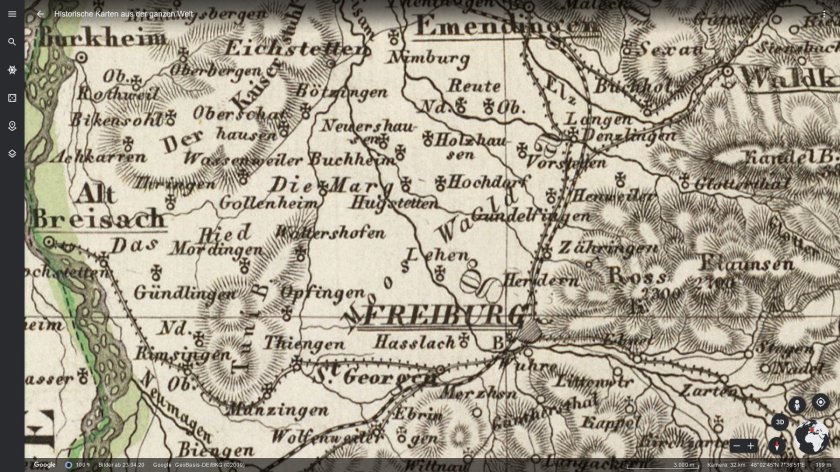 Breisgau mit Gottenheim 1856