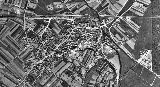 1945: Luftbild Bombardierung Airforce