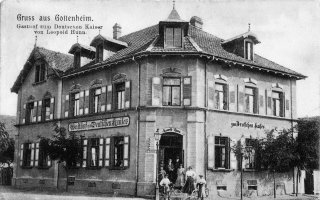 Gasthaus zum Deutschen Kaiser um 1900