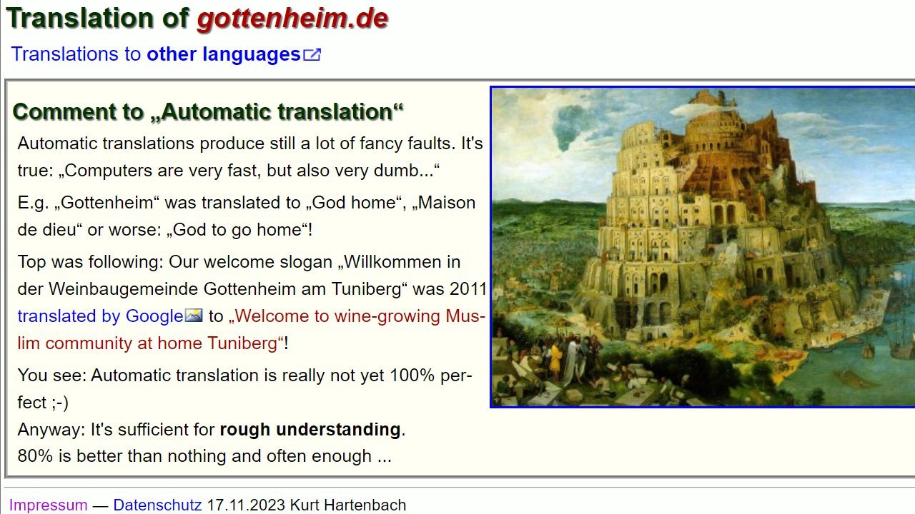 Weiter zu International