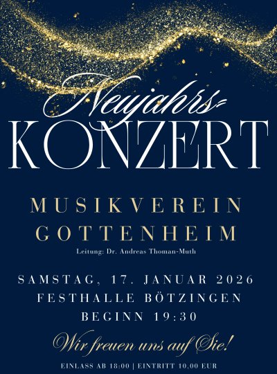 Jahreskonzert des Musikvereins am 17.Jan.