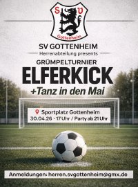SV-Grümpelturnier / Tanz in den Mai am 30.April