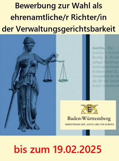 Bewerbung Verwaltungsgericht